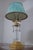 Age: Approx: 25 Years Old Details: Quality Construction Bright Modern Color & Print Shade Nice Decorative Lamp Condition:...