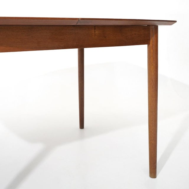 Teak Table with Extendable Top, 1960s For Sale - Image 13 of 15