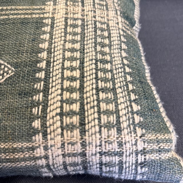 Bespoke Woven Decor Pillow For Sale - Image 11 of 12