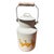 Large French Enamelware Pitcher and Milk Can with Geese Décor, 1950s, Set of 2 For Sale - Image 4 of 10