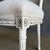 Wood Antique Louis XVI Style French Cane Back Chair in Oyster White Finish For Sale - Image 7 of 9