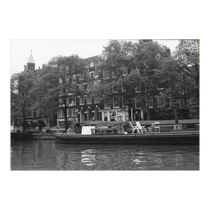 1984 Amsterdam Canal Photograph by Don Ware
