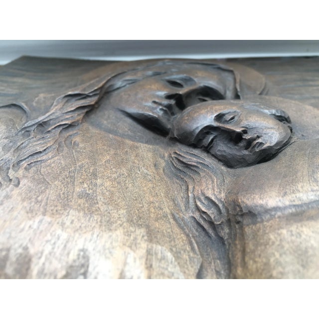 Flat Wood Carving, 1940s For Sale - Image 13 of 14