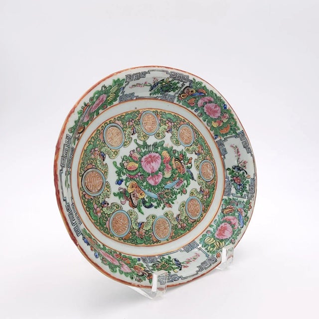 Famille Rose Oval Low Bowl, China Circa 1910 For Sale In San Francisco - Image 6 of 7