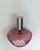 Mid-Century Modern Vintage Purple Glass Pendant Lamp, 1960s For Sale - Image 3 of 8
