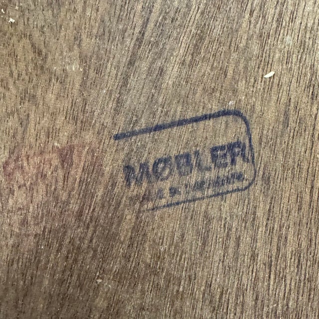 70s Slate + Teak Pedestal Coffee Table by Beni Mobler For Sale - Image 10 of 12