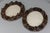Oval Carved Walnut Picture Frames with Flowers, 1920s, Set of 2 For Sale - Image 6 of 18