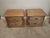 Wood Mid-Century Bedroom Set: Pair (2) Tall Dressers Chest of Drawers and Pair (2) End Tables For Sale - Image 7 of 17