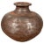 Indian 19th Century Metal Water Jug with Wide Belly and Protruding Lip For Sale