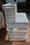 What a great looking wicker desk! Possibly painted as brown is visible in areas. All one piece. Writing area feels like...