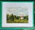 Late 20th Century Vintage Watercolors of Homes Among Trees in New Modern Green Glazed Frames - Set of 3 For Sale - Image 4 of 10