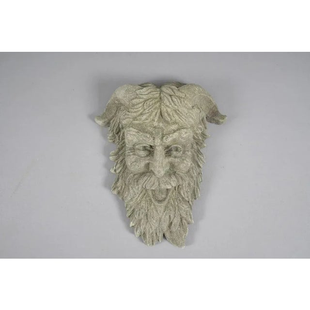 Large and Heavy Devil Wall Mask, 1930s, Concrete, in Very Good conditions. Designed 1920 to 1949