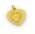 The "Year of the Snake 24k Gold Good Oriental Snake Heart Charm Pendant" is a unique and original piece of fine jewelry...