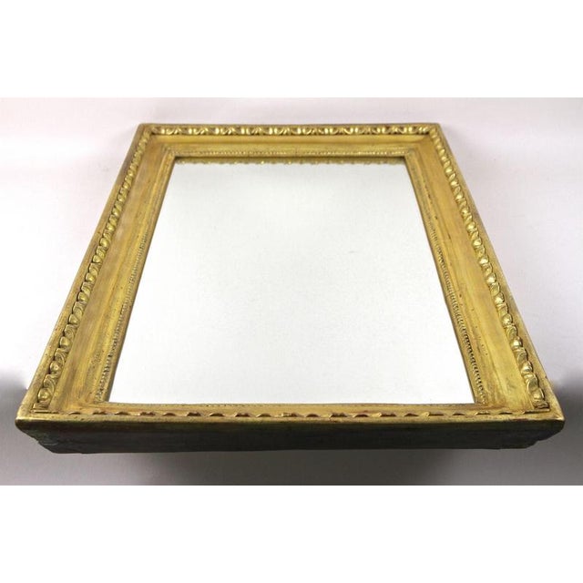 Biedermeier Gilt Wall Mirror with Bulls Eye Bars, Austria, 1830s For Sale - Image 10 of 18