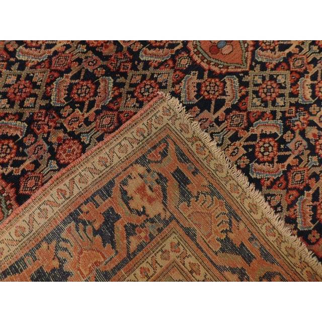 1900s Antique Persian Farahan Rug For Sale - Image 12 of 13