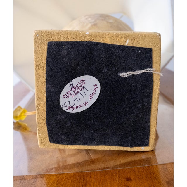 Vintage Neoclassical Urn Table Lamp With Swing Handles For Sale - Image 13 of 14