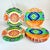 1980s Vintage Boho Chic Mediterranean Summer Chargers - Set of 11 For Sale - Image 10 of 14
