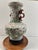 Large 18" Chinese Famille Rose Porcelain Vase With Dragon Handles & Peacocks For Sale - Image 9 of 12