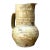 Vintage Handcrafted Beige Ceramic Jug For Sale