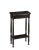 Transitional Whitney Rubbed Console Table, Black For Sale - Image 3 of 3