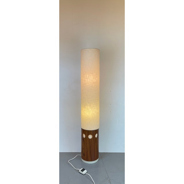 Brown Mid-Century Modern Danish Floor Lamp, 1960s For Sale - Image 8 of 17