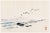 Beach Scenery by Kōno Bairei, Vintage Japanese Art Print Reproduction, 24" X 16" For Sale