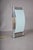 1960s Chrome and Frosted Glass Table Lamp with Wood Trim, 1960s For Sale - Image 5 of 6