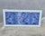 Artimage Brazil Titled Decorative Blue 3 Dimensional Architectural Art Piece signed by the artist beausifully framed.