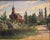Friedrich Fennel, Village Church, Hesse, 1910, Oil Painting on Canvas For Sale - Image 13 of 13