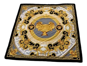 Custom Made Lion & Urn Versace Style Throw