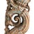 1950s Vintage Carved Wooden Bracket on Stand, 1950s For Sale - Image 5 of 6