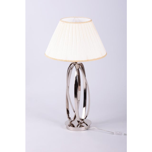 Art Deco Table Lamp in Chromed Metal by Mauro Ferretti, Italy, 1920s For Sale - Image 12 of 12