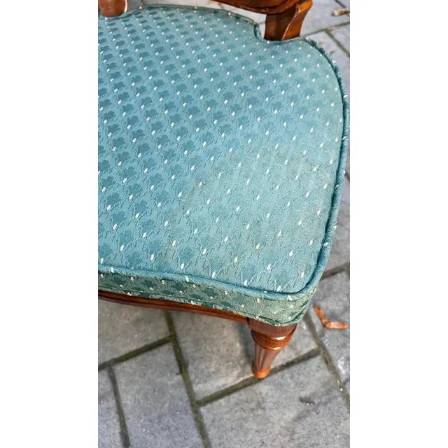1980s White Furniture Co. Green Dining Chairs - Set of 8 For Sale - Image 11 of 12