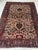1940s Jungle Heriz with Duel-Finials Eggshell with Garden of Colors Rug 7.2 x 10.4 For Sale - Image 4 of 13