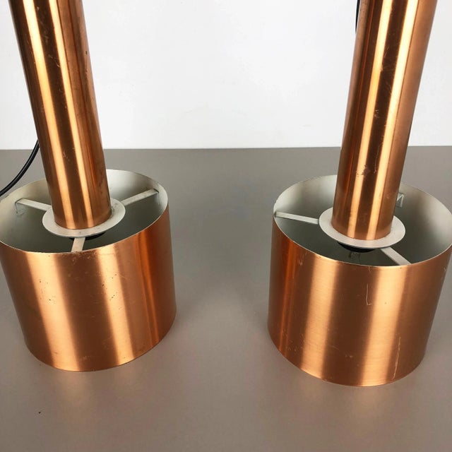 Copper Danish Club Copper Pendants by Jo Hammerborg for Fog & Mørup, 1963, Set of 2 For Sale - Image 8 of 18