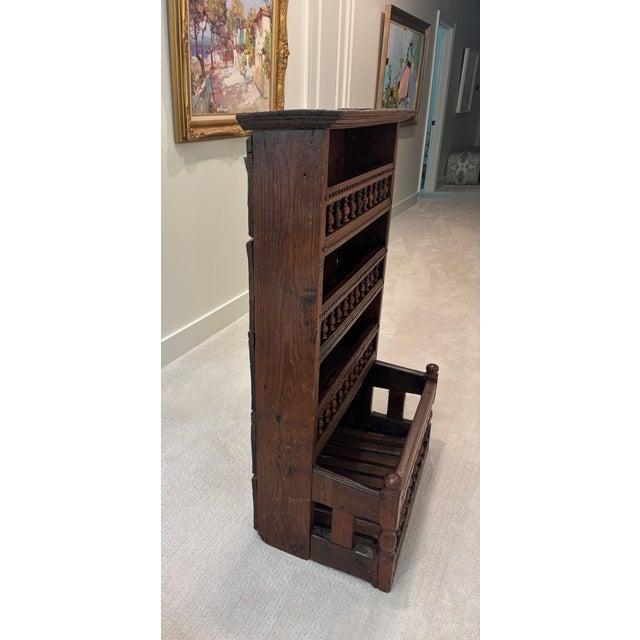 Antique French Breton Baguette Shelf / Étagère a Pain / Antique Breton Bar Shelf / Antique Breton Pantry Shelf For Sale - Image 12 of 18