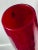 1970s Large Italian Crystal Vase Blefeld Italy Ruby Red & Clear Art Glass Imported For Sale - Image 6 of 12