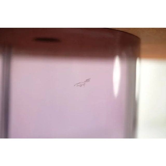 Mid-Century Modern Mid-Century Italian Dining Table with Acrylic Glass Core, 1970s For Sale - Image 3 of 11