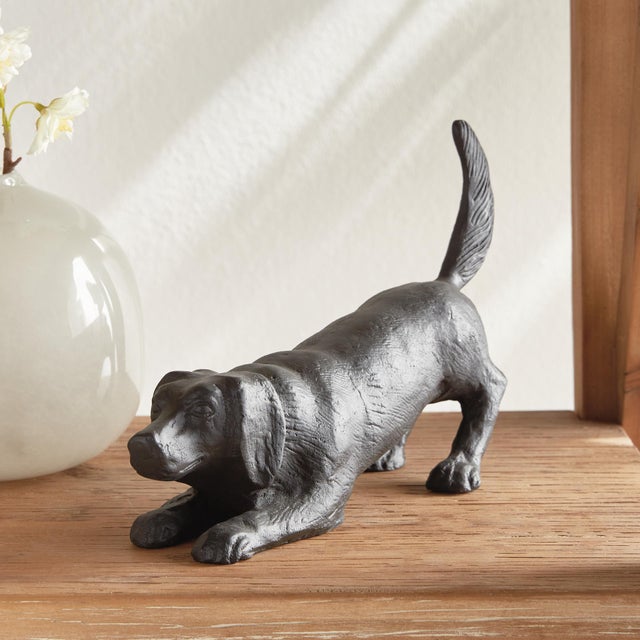 Playful Dog Sculpture For Sale In Chicago - Image 6 of 8