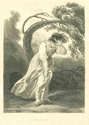 Thomas Holloway, Lost in the Nature, Original Etching, 1810