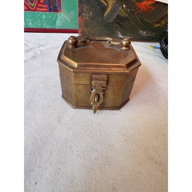 Pair of 1970s Decorative Boxes, Brass and Glass For Sale - Image 4 of 12