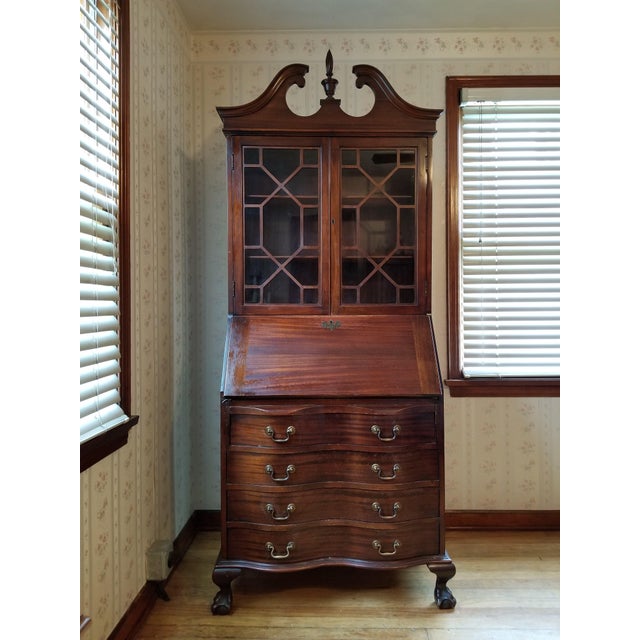 Maddox Table Company of Jamestown New York Mahogany Secretary Desk