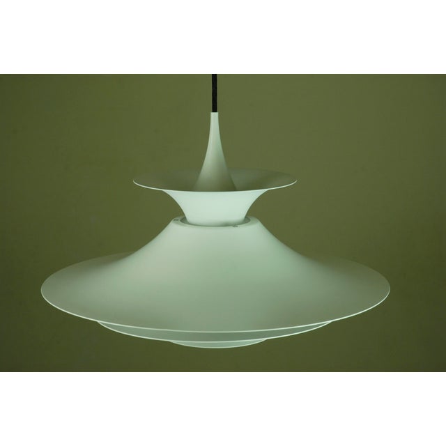 White Radius 1 Pendant Lamp by Eric Baslev for Fog and Mørup, 1960s For Sale - Image 12 of 14