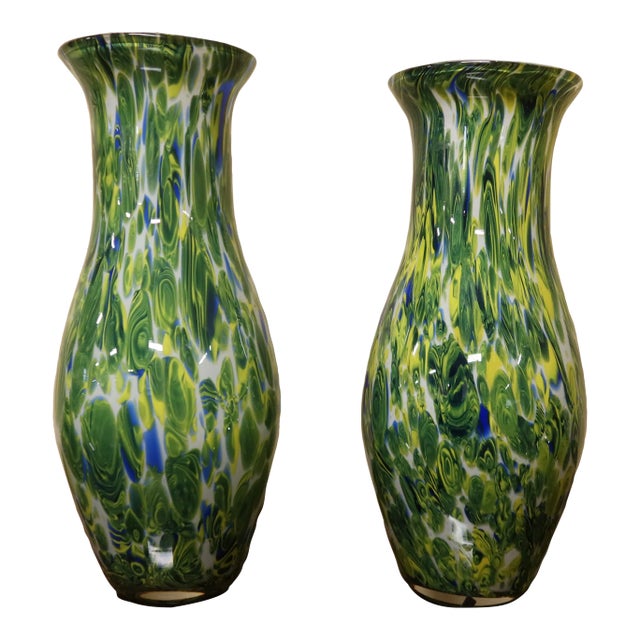 Mid Century Modern Art Glass Vases For Sale