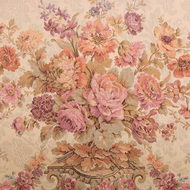 A French Louis XV Style 'Tapestry" Full Size Bed, C. 1930. For Sale - Image 4 of 8