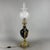 Antique French Porcelain, Brass and Satin Glass Table Lamp, 20th Century For Sale - Image 3 of 13