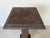 Brutalist Vintage Brutalist Metal Garden Pedestal With Embossed Top For Sale - Image 3 of 12