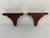 A lovely pair of late 20th Century corbel style Kensington Row Wall Shelf Brackets. Circa 1990s. These stunning shelf...