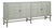 Diego Coastal Wood Sideboard by Furniture Classics For Sale