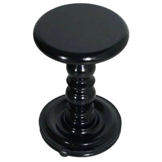 Ebonized Walnut Stool For Sale
